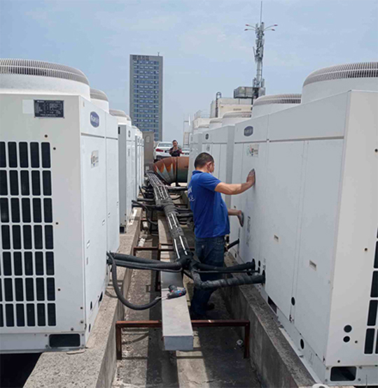 新昌中央空调制热和不制冷系统维修方法